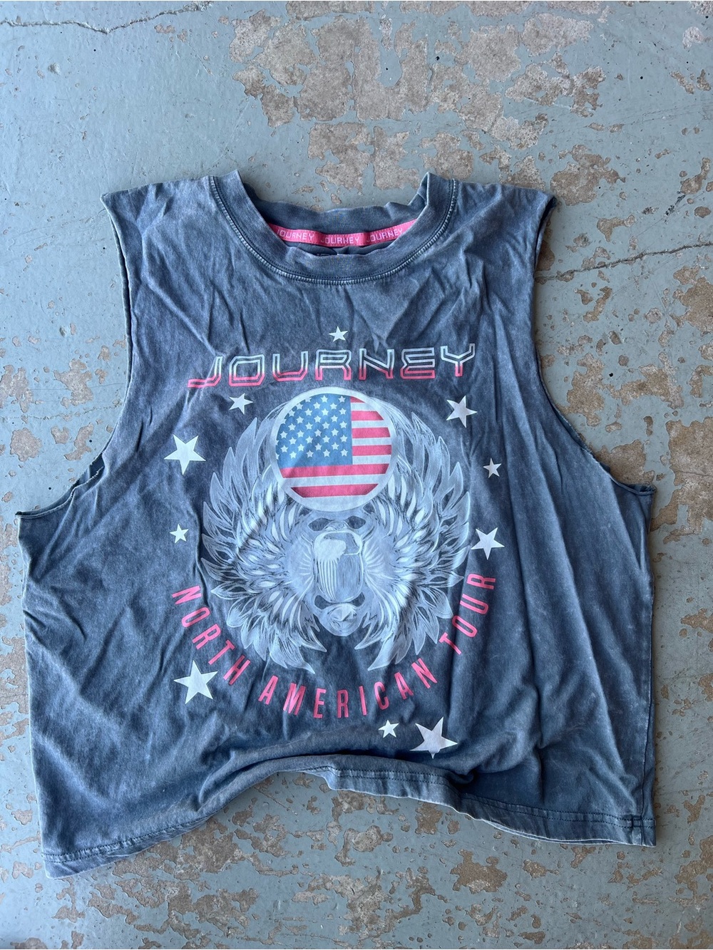 Upcycled Journey Graphic Tour Tee